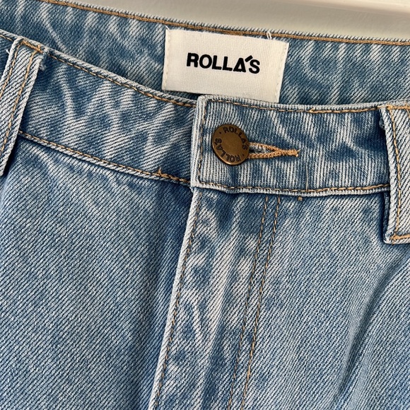 ROLLA’S Original High Rise Straight Denim Jeans Size 27 (9) - Picture 3 of 4